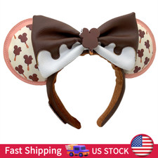 US Stock 2025 Disney Parks Loungefly Minnie Ears Ice Cream Bar Headband lovely