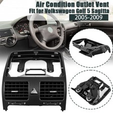 Center Car Dashboard AC Vent Air Conditioner Outlet for VW Jetta GTI MK5 Rabbit