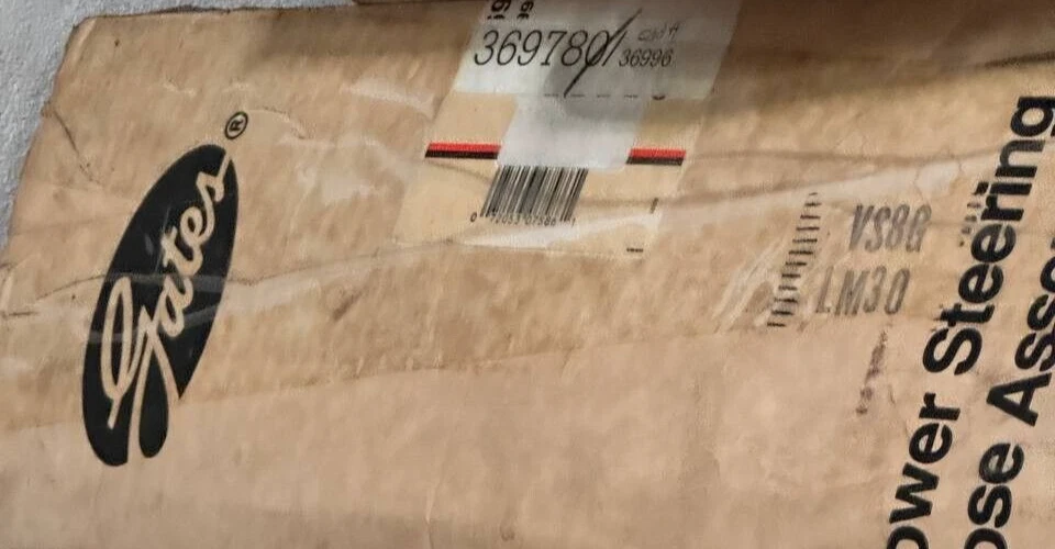 Manguera de presión de dirección asistida Gates 369780 para Ford Taurus 1987-1989 2,5 L NUEVO Foto 3 de 3