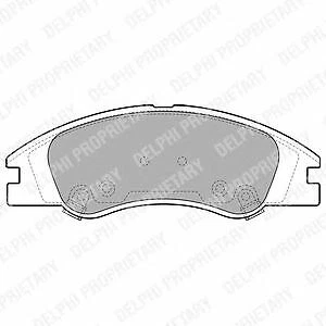 Front Axle BRAKE PADS SET for KIA CERATO Saloon 1.6 2004->on - Image 2 of 4