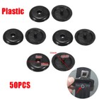 50x Universal Clips Car Seat Belt Stopper Limit Buckle Button Retainer Fasteners