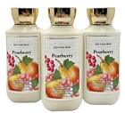 Bath & Body Works Lot 3 Pearberry Daily Shea Nourishing Body Lotion Cream 8 oz
