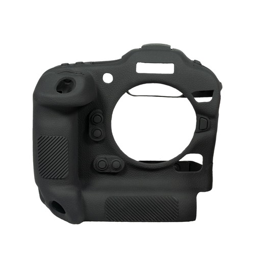 Black Soft Silicone Rubber Camera Case Protector Cover For Canon R3 Housing Skin - Picture 9 of 10