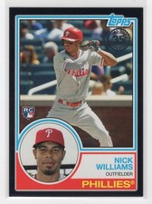 2018 Topps Series 2 1983 Nick Williams Rookie RC Black Variation #090/299