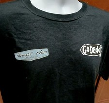 Stewart-Haas Racing Large Go Daddy Chevy Team Issued Shirt Danica Patrick NASCAR