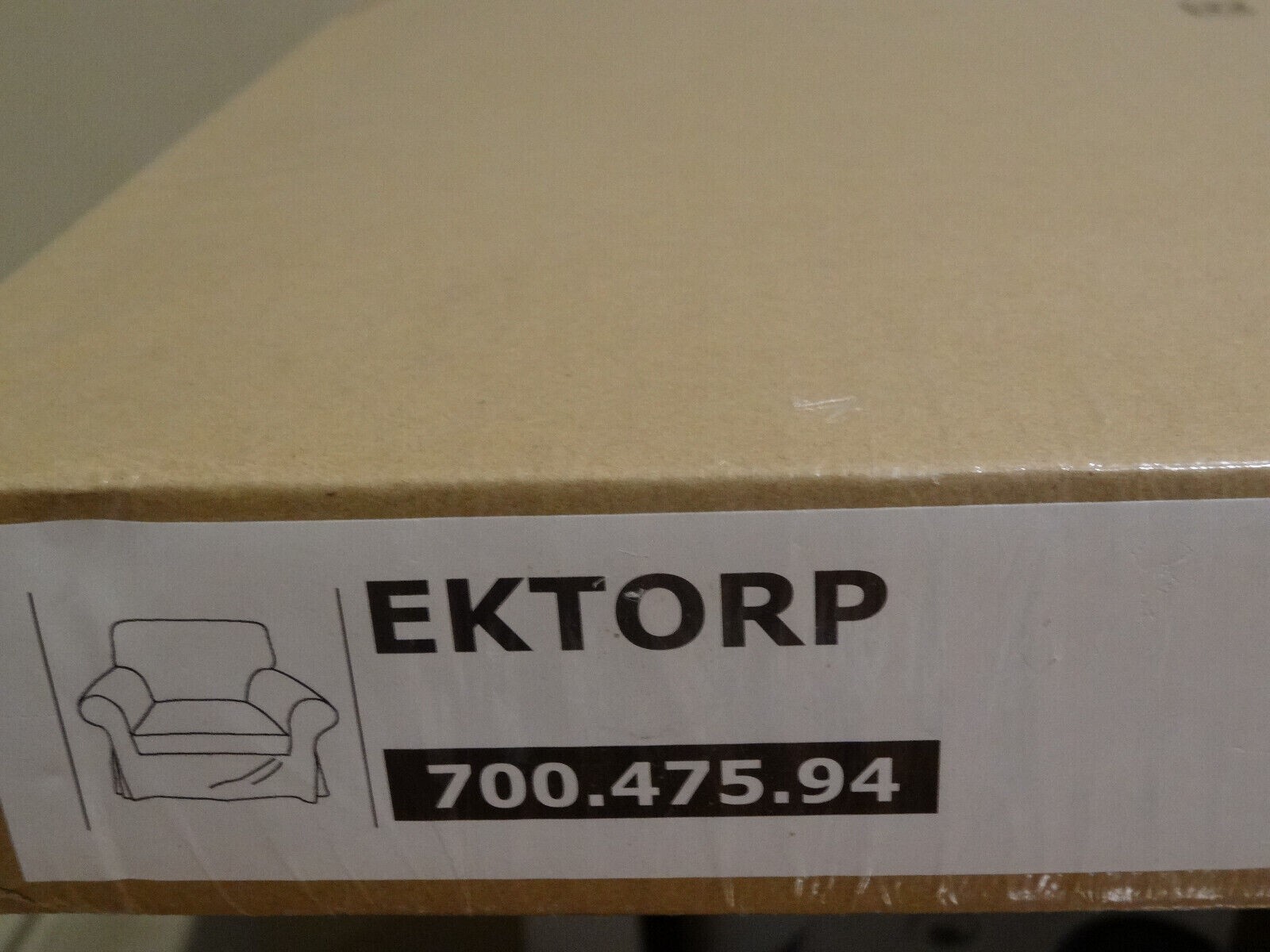 IKEA EKTORP Armchair Slipcover Vittaryd White 700.475.94. NEW. eBay