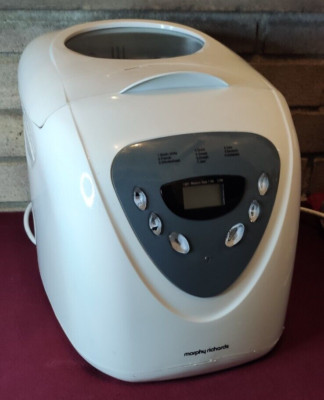 Morphy Richards Fastbake Brotbackautomat in weiß - guter Zustand - 48286