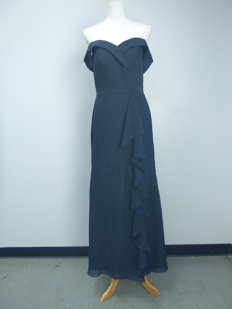 JJ's House A-Line Long Off Shoulder Chiffon Formal Bridesmaid Dress Sz 6 262590 | eBay JJ's House A-Line Long Off Shoulder Chiffon Formal Bridesmaid Dress Sz 6 262590 | eBay