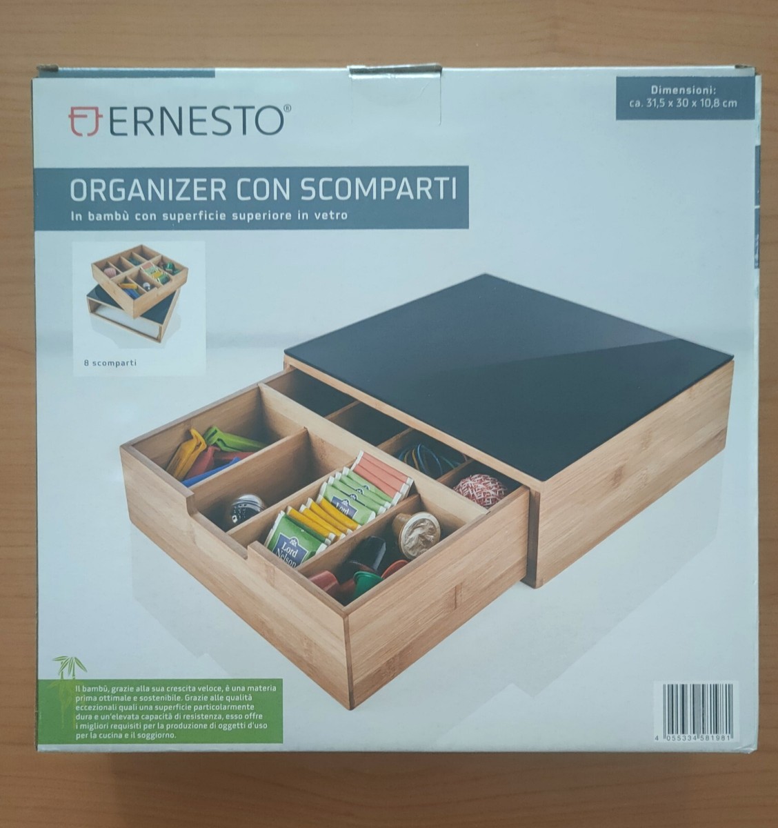 Porta Bustine T&egrave; In Ceramica - Forma Teiera Vintage, Per Snack E Salse