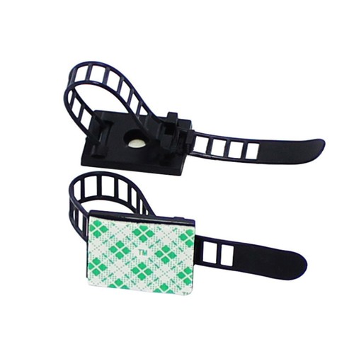 20 PCS Securing Clip Self-adhesive Cable Clamp Cord Management Clips Wire Ties - Photo 10/11