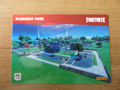 Card Panini FORTNITE 2020 Epic Games / #M7 LOCATION PLEASANT PARK