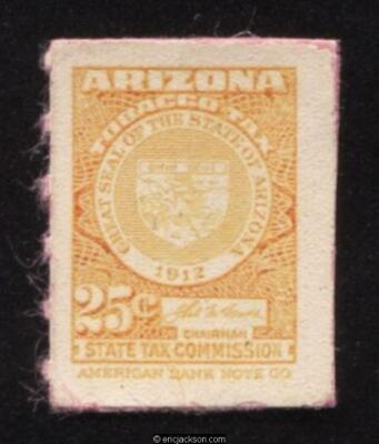 az tobacco ARIZONA Tobacco Revenue Stamp SRS AZ T45 mint, VF
