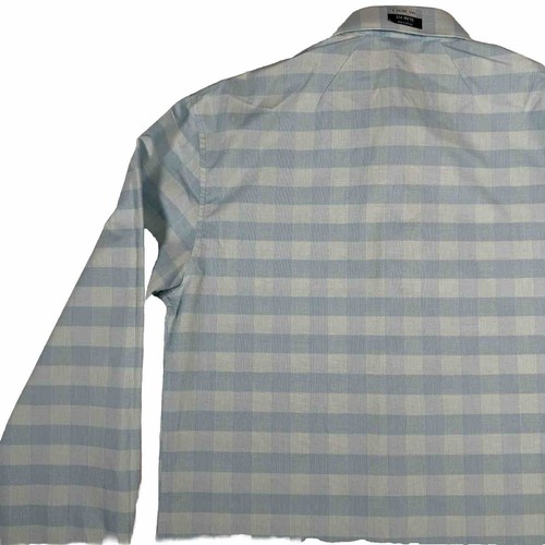 NWT Kenneth Cole Reaction All Day Flex Shirt Blue Cotton Poly Button Down Sz S - Picture 13 of 13