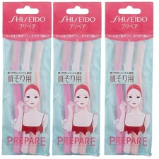 SHISEIDO Facial Razor 3pcs(L) x 3 Pack (total 9 pcs) Seller
