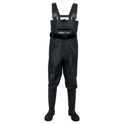 Heavy Duty Chest Waders Non-Slip Bootfoot Nylon PVC 2-Ply Fishing Hunting Waders
