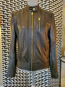 michael kors quilted moto jacket