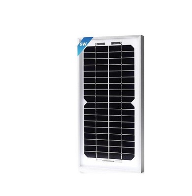 ACOPower 5 Watt Mono Solar Panel for 12V Battery Charging