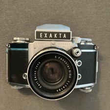 Exakta Ihagee Dresden VX IIa 35mm Camera Carl Zeiss Jena Pancolar 2/50 Lens