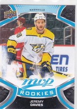 2021/22 MVP..JEREMY DAVIES..ROOKIES..SP..CARD # 223..PREDATORS..COMBINED SHIP