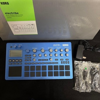 KORG Electribe 2 Blue Metallic Music Production Station Synth Sequencer Tested