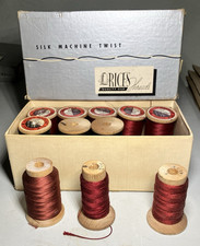Vintage 9 Spools of  Color Silk Thread by  A....