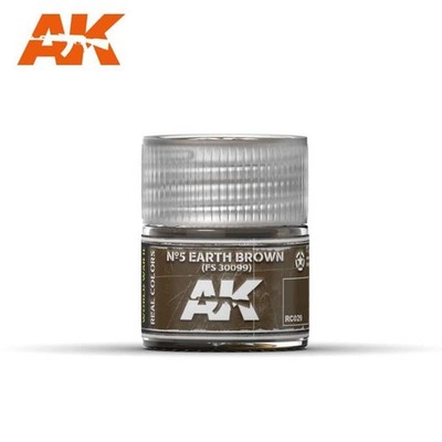 AK Interactive RC029 Real Colors : Nº5 Earth Brown FS 30099 10ml