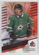 2022-23 Upper Deck SP Game Used New Grooves Red 41/99 Wyatt Johnston #NG-20 0c3