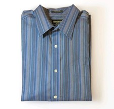 Eddie Bauer Men s XL Button Front Shirt Stain Resistant Wrinkle Resistant