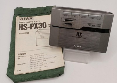 AIWA HS-PX30 Portable Stereo Cassette Player Walkman Silver