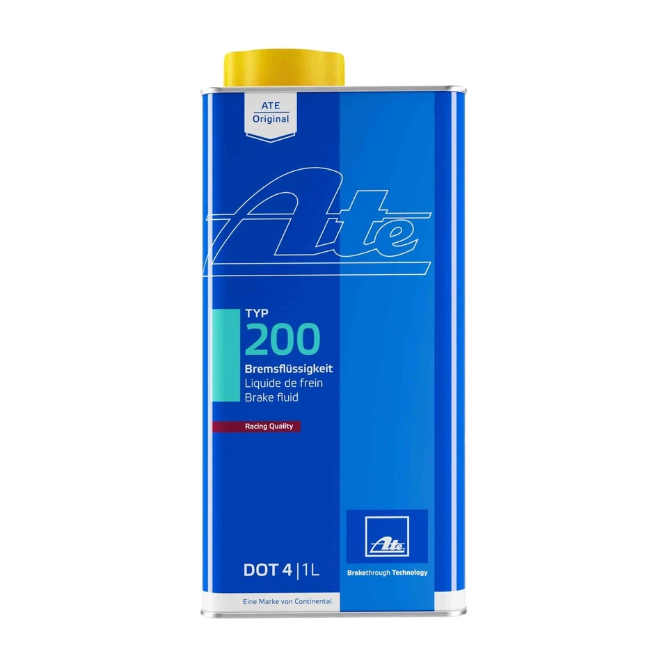 3 Pack ATE DOT 4 TYP 200 Brake Fluid   (High Boiling Point) amber color 706202 - Image 2 of 3