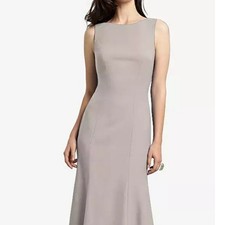 Dessy Collection 2936 Full Length Sleeveless Crepe Dress