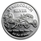 1 oz Silver Round - Stagecoach (Fractional)