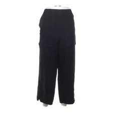 Bitte Kai Rand, Hose, Größe: M, Schwarz, Leinen/Viskose, Nadelstreifen #Iyi