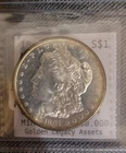 1881 S Morgan Dollar $1 - Gem BU+ MS+ Strong PL/DMPL Fields - Sealed Flip #451