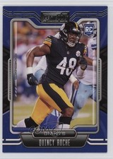 2021 Panini Playbook Rookie Quincy Roche #195 0qi3