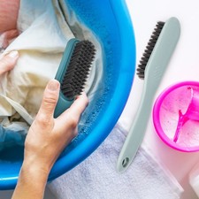 2 Pcs Shoe Cleaning Brushes Plastic Long Handle Suitable for Boots Shoes Clothes