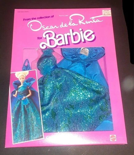 Vintage Mattel 1984 Oscar de la Renta for Barbie #9259 collector series V NRFB