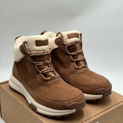 Kuru Atom Lumi 21040185 Women US 8.5 Brown Suede Waterproof Winter Boots eBy2975
