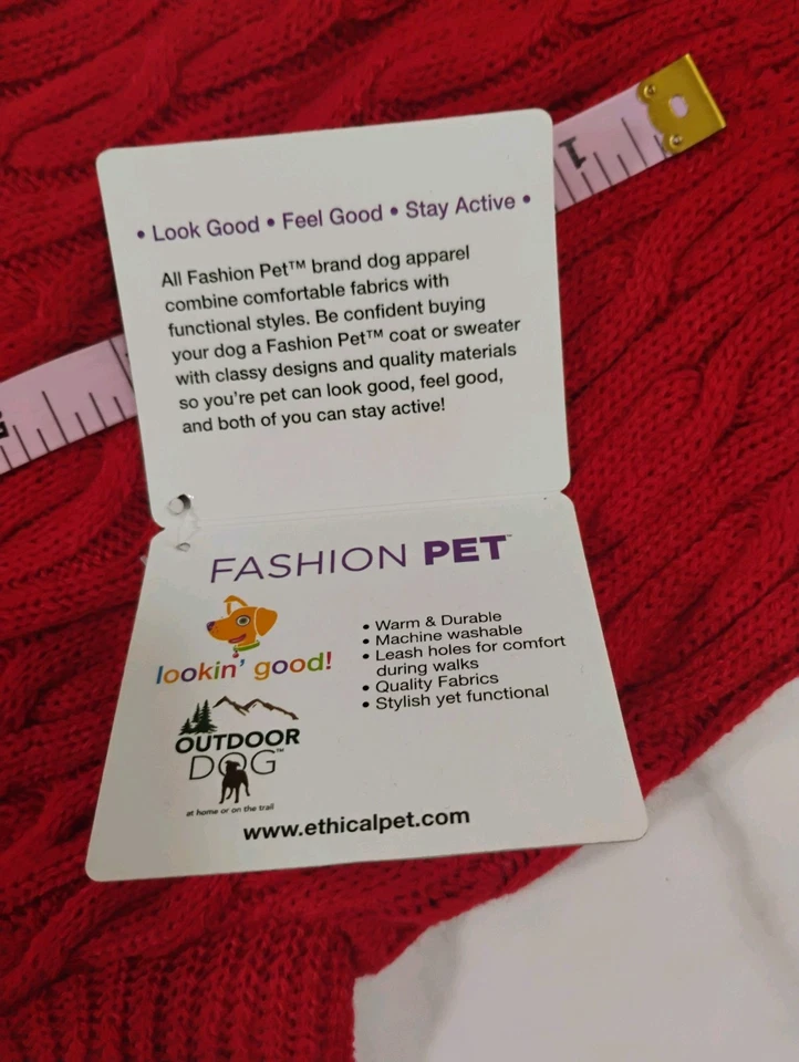 Nuevo abrigo suéter elástico Ethical Pet Dog 28" talla XL negro Foto 4 de 4