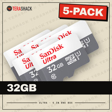 SanDisk Ultra 32GB micro SD Memory Card UHS-I Card 100MB/s Class 10 TF  - 5 Pack