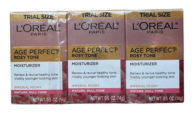 L'Oreal Age Perfect Cell Renewal Rosy Tone Moisturizer - 3 x 0.5 oz