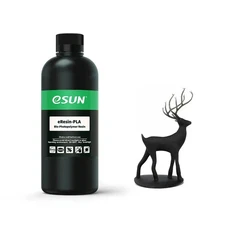 eSUN Black 500g PLA Resin for Resin 3D Printers