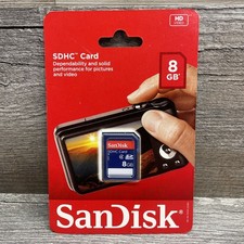 SanDisk SDHC 8GB Class 4 SDHC Card Brand New Camera Card Memory Photos