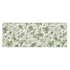 XL Mouse pad,Green Desk mat,Green Mouse pad,Botanical Decor,Floral Mouse pad,...