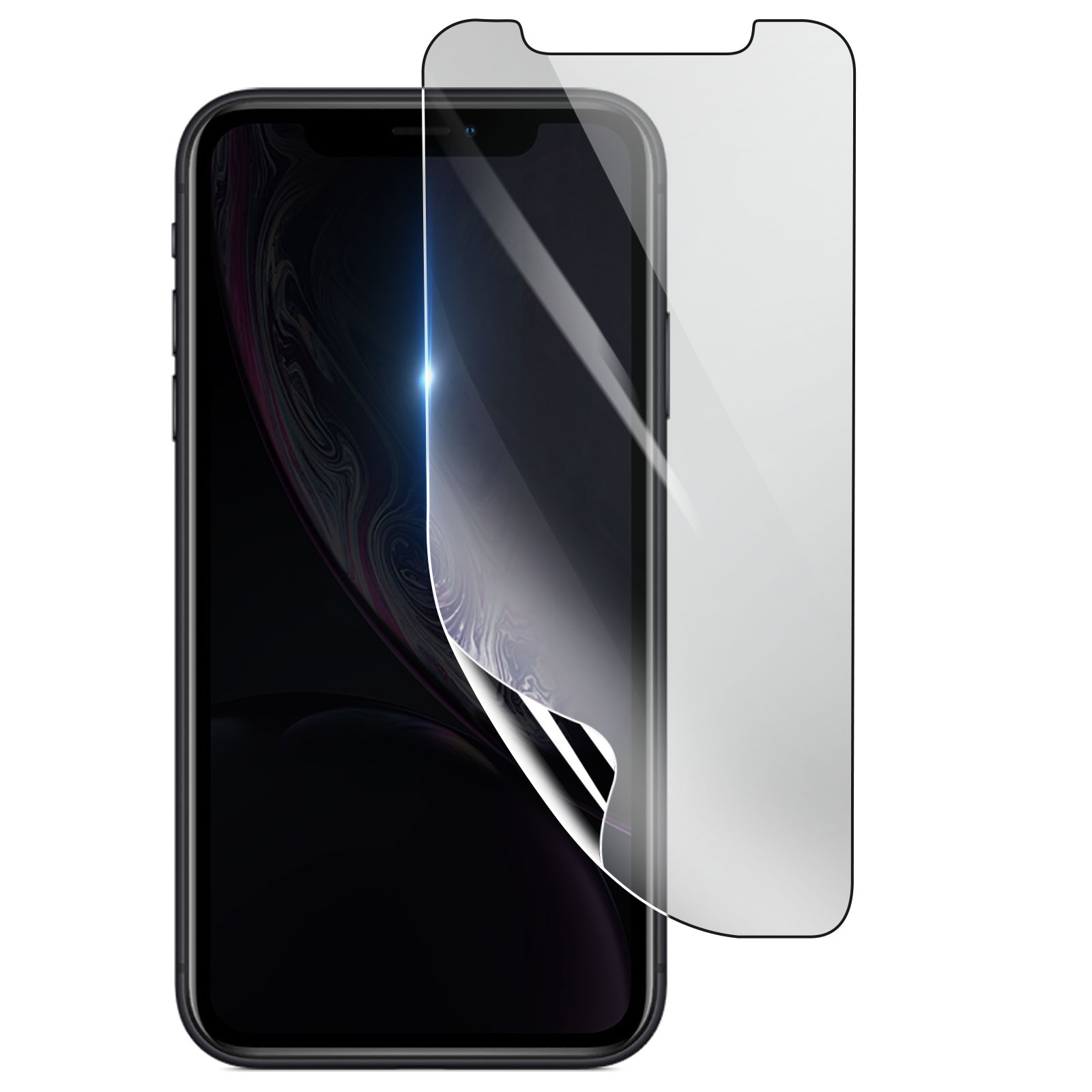 Film hydrogel de protection pour iPhone XR incassable et haute sensibilité tactile