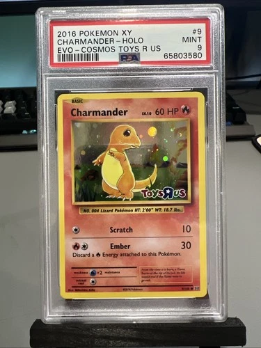 Charmander -holo - TOYS R US-  PSA 9