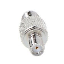 Silver SMA Female To FME Female Plug RF Straight RF Coaxial Connector Adapter