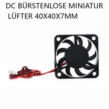 Ventola miniatura brushless 40 x 40 x 7 mm ventola alloggiamento 3,7/5/9/12 V 4000-8000 RPM DC