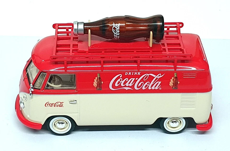 Corgi 1/43 Scale CC02740 - VW Type 2 T1 Campervan Coca-Cola - Red/Cream - Image 4 of 4