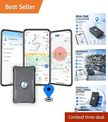 Magnetic 4G GPS Tracker for Cars & Motorcycles - Geo-Fence & Alerts Included